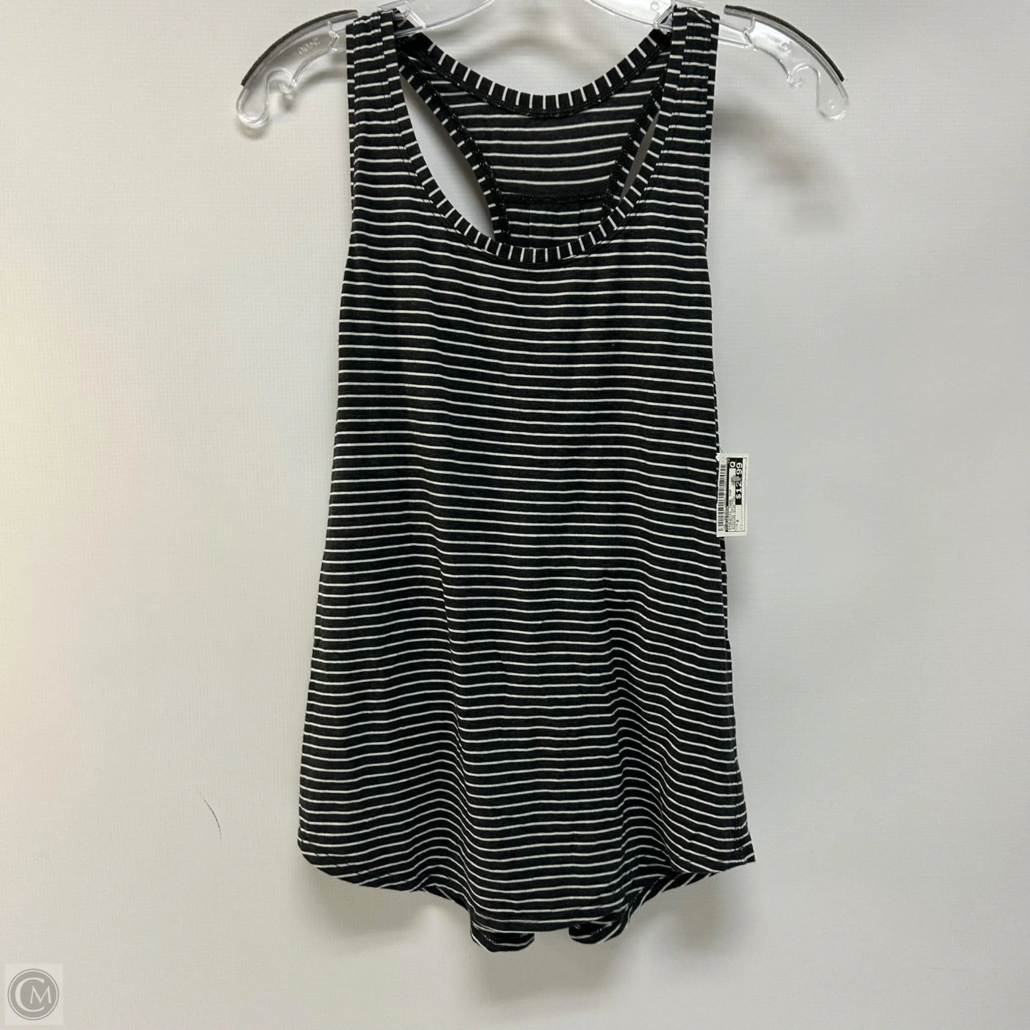 Athletic Tank Top By Lululemon In Striped Pattern, Size: 8