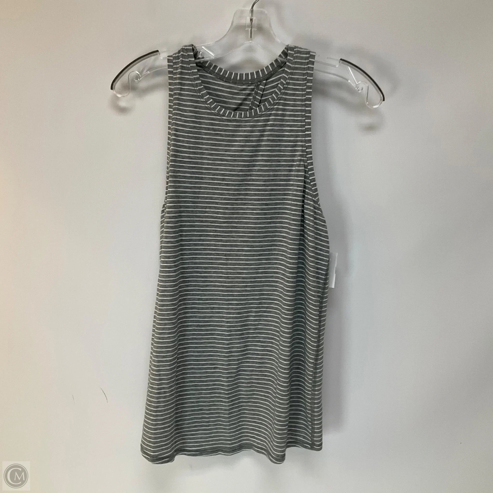 Athletic Tank Top By Lululemon In Striped Pattern, Size: 6