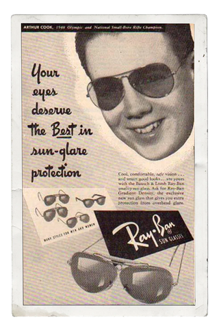 ray ban sunglasses newspaper ad from 1930