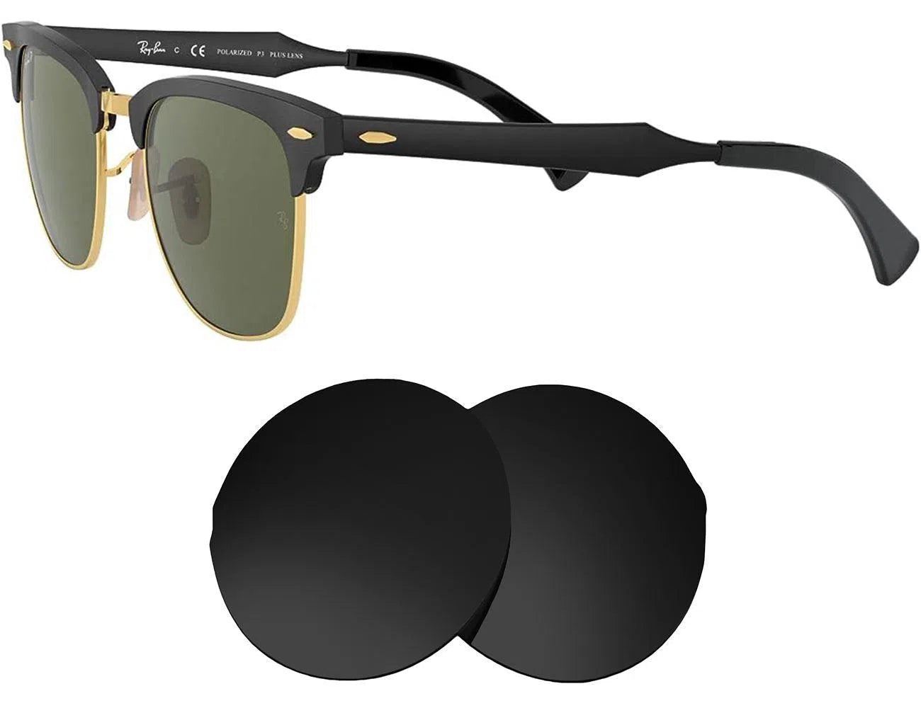 Ray-Ban RB 3507 51mm Clubmaster Aluminium