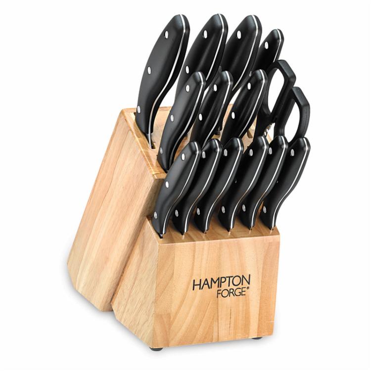 Hampton Forge Continental 15-Piece Cutlery Block Set