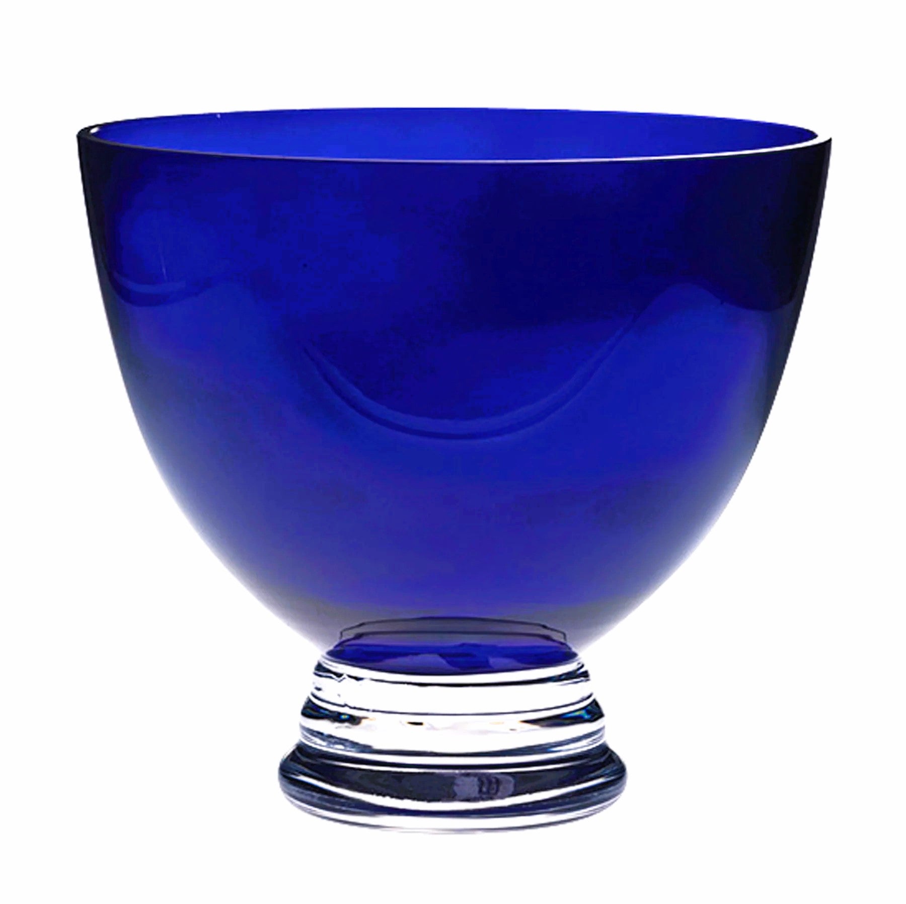 Cobalt Crystal Bowl 9.25