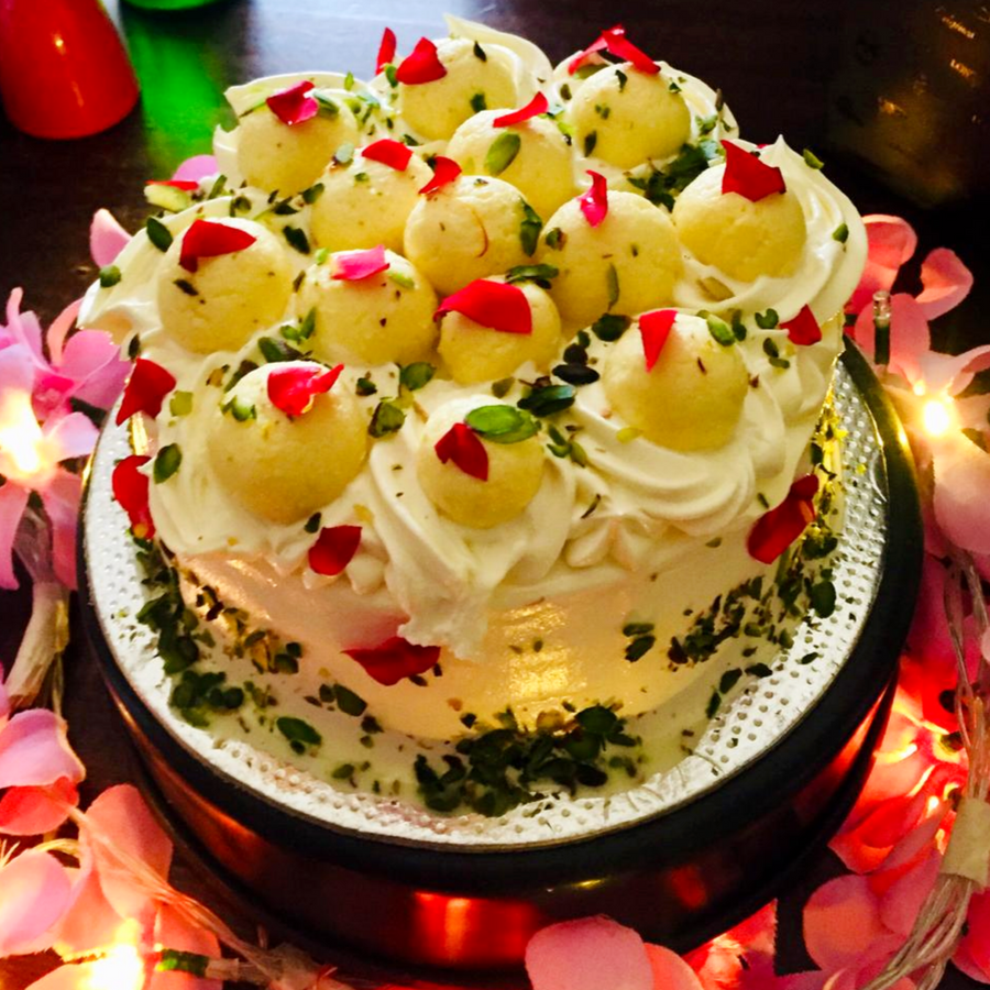 Rasmalai Cake Ledelysh Bakery