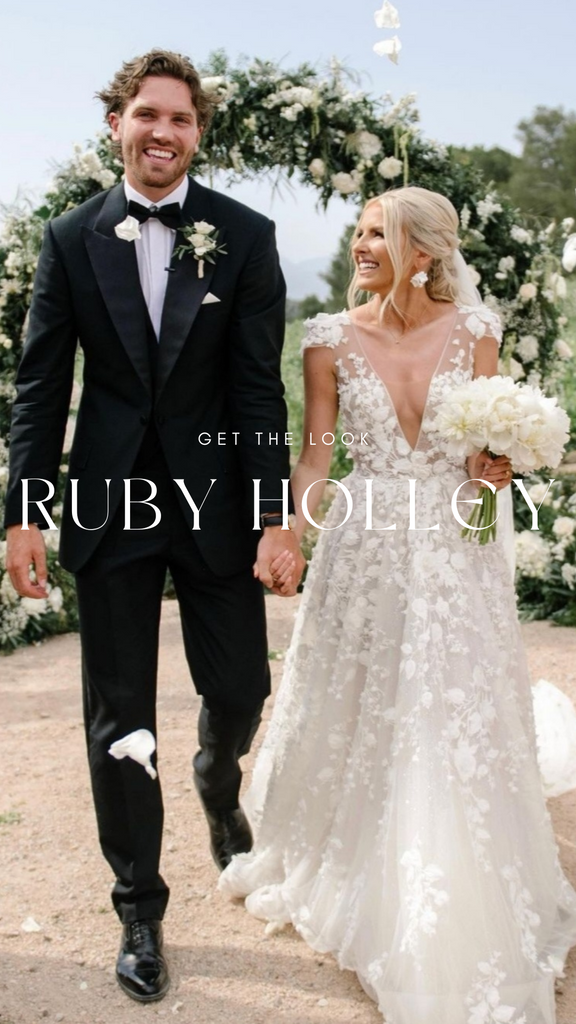 get ruby holleys wedding look