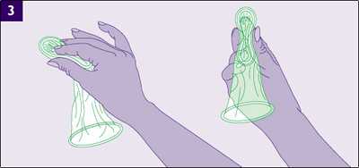 squeeze the ring - female condom