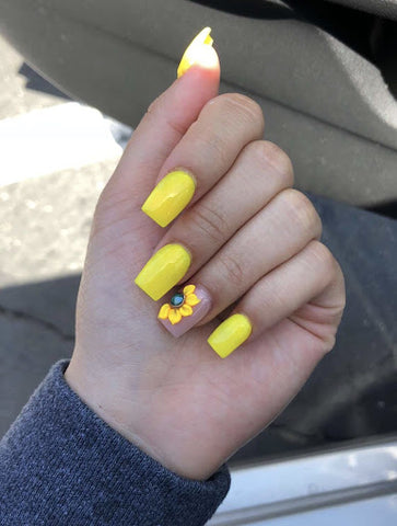 ☀️ YELLOW SUMMER NAIL IDEAS | cute and easy summer nail art - YouTube