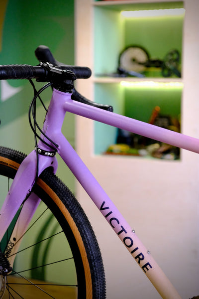 Zoom on a Victoire Cycles Bike