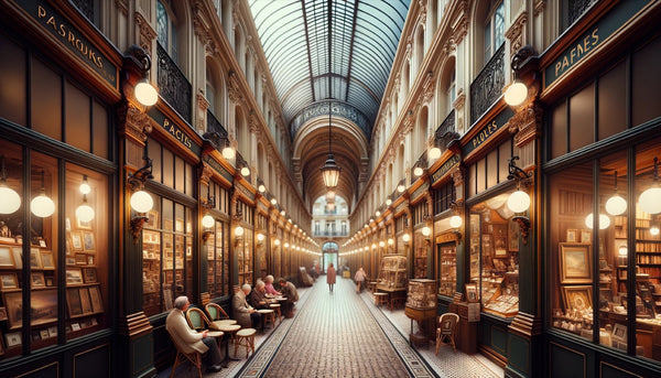 Passage de Paris - Vue générée par IA avec Dall-e