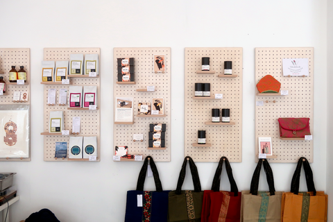 Arrange a store with a Pegboard