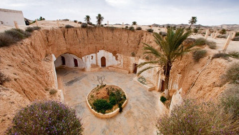 Höhlenbewohnerhaus: Höhlenhaus, Matmata, Tunesien
