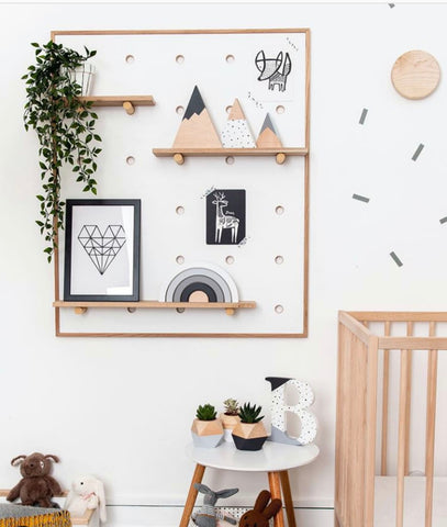 Pegboard et point focal - Tableau