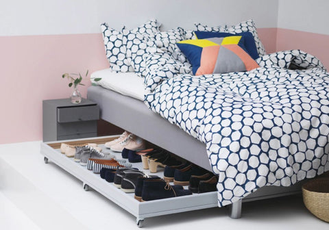 Bed with integrated storage