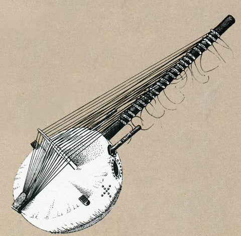 The kora musical instrument