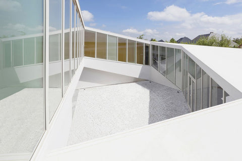 interior of the spiral house in Caen