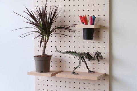 Pegboard Perforated Panel 96 x 48 cm Birch Plywood - Quark