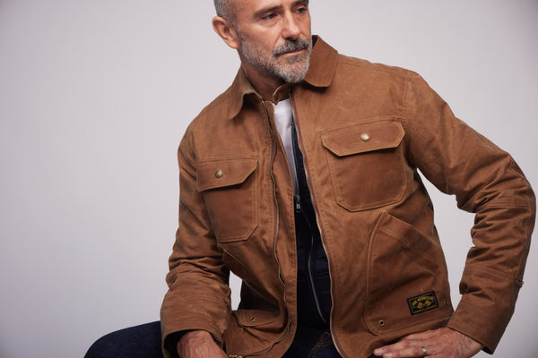 The Driggs Waxed Canvas Field Tan Riding Jacket – Jane Motorcycles