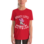 Youth Short Sleeve T-Shirt - Mommy's Little Cowgirl