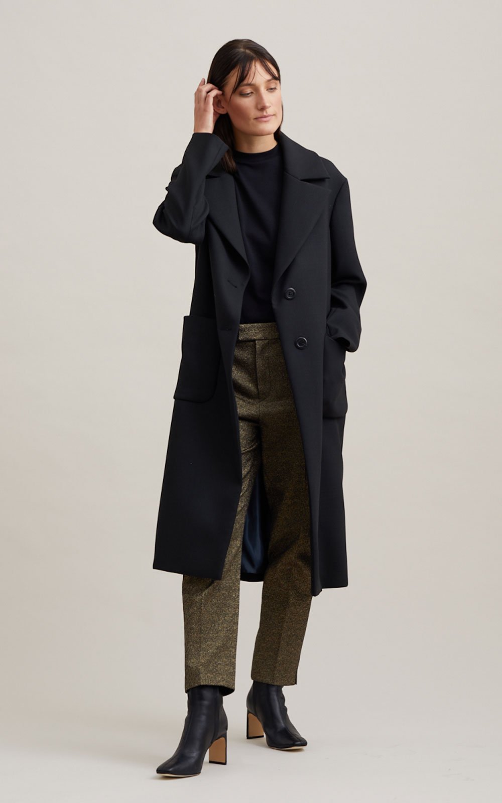 club katoen Handig New York Coat | Oversized jas | The Make