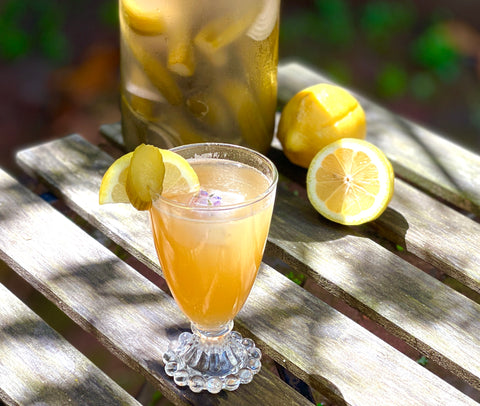 Homemade Lemonade with Pickle Brine