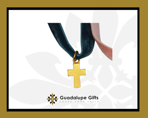 Gold-Plated Mini Cross Necklace