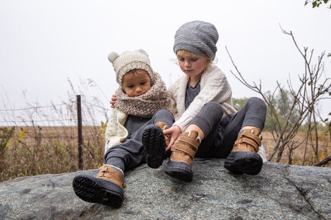 Toddler Dhoti Onesie on the rock