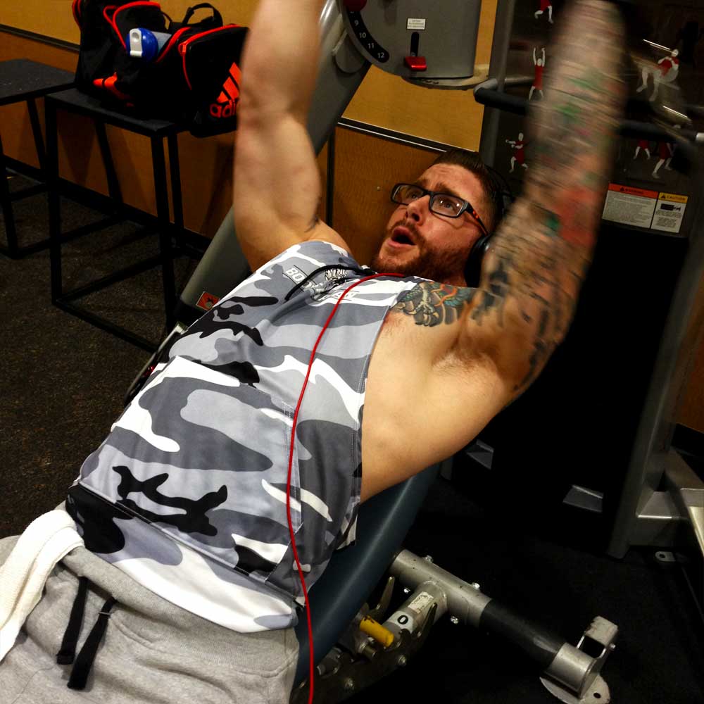 Cable incline bench flies for chest workout