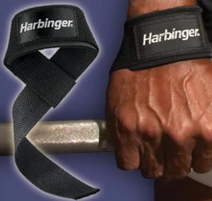 Harbinger Big Grip No-Slip Padded Weight Lifting Straps – BodySpartan
