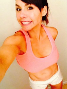 Priscilla Tuft has six pack abs after fitness weekend