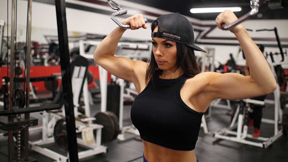 Priscilla Tuft arm workout