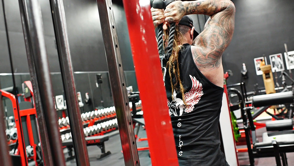 rope triceps extensions