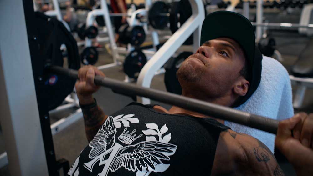 Smith machine incline press for chest workout 01