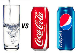 Soda vs water