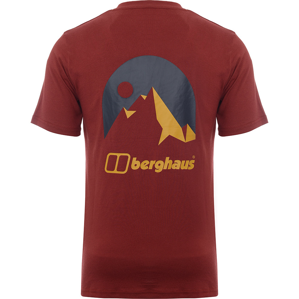 Berghaus Women's Burgundy Mont Blanc Mountains T-Shirt