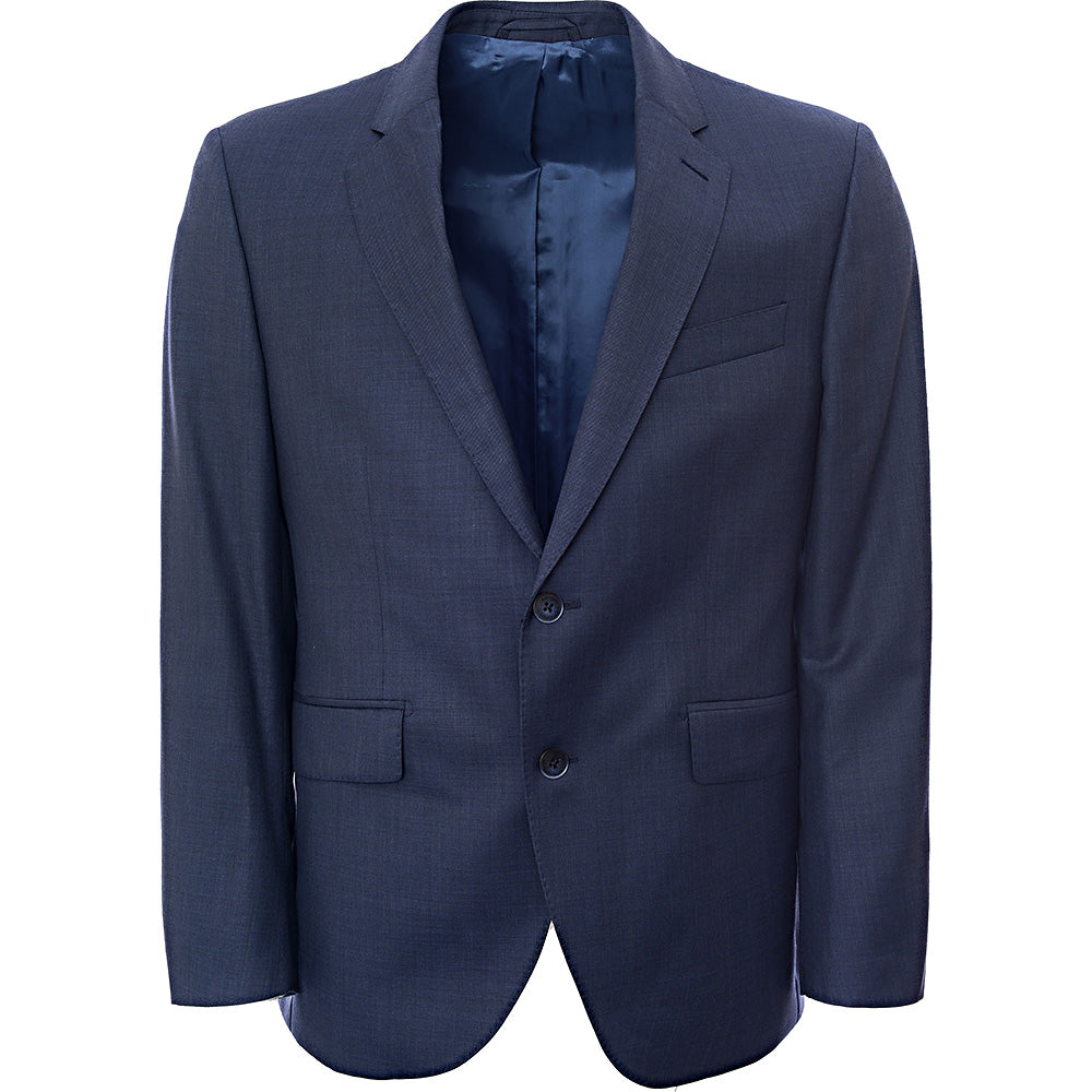 Hackett London Sharkskin Textured Jacket in Dusty Blue