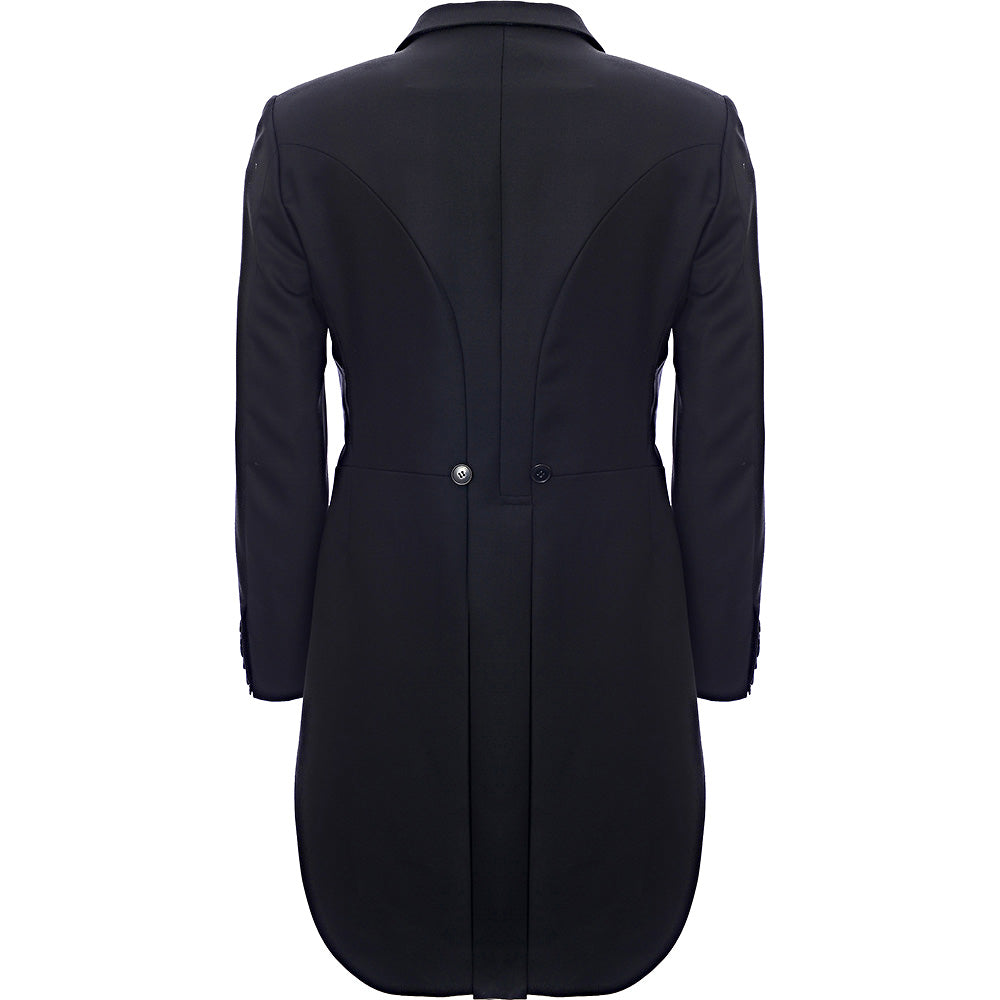 Hackett London Evening Tails Jacket in Black