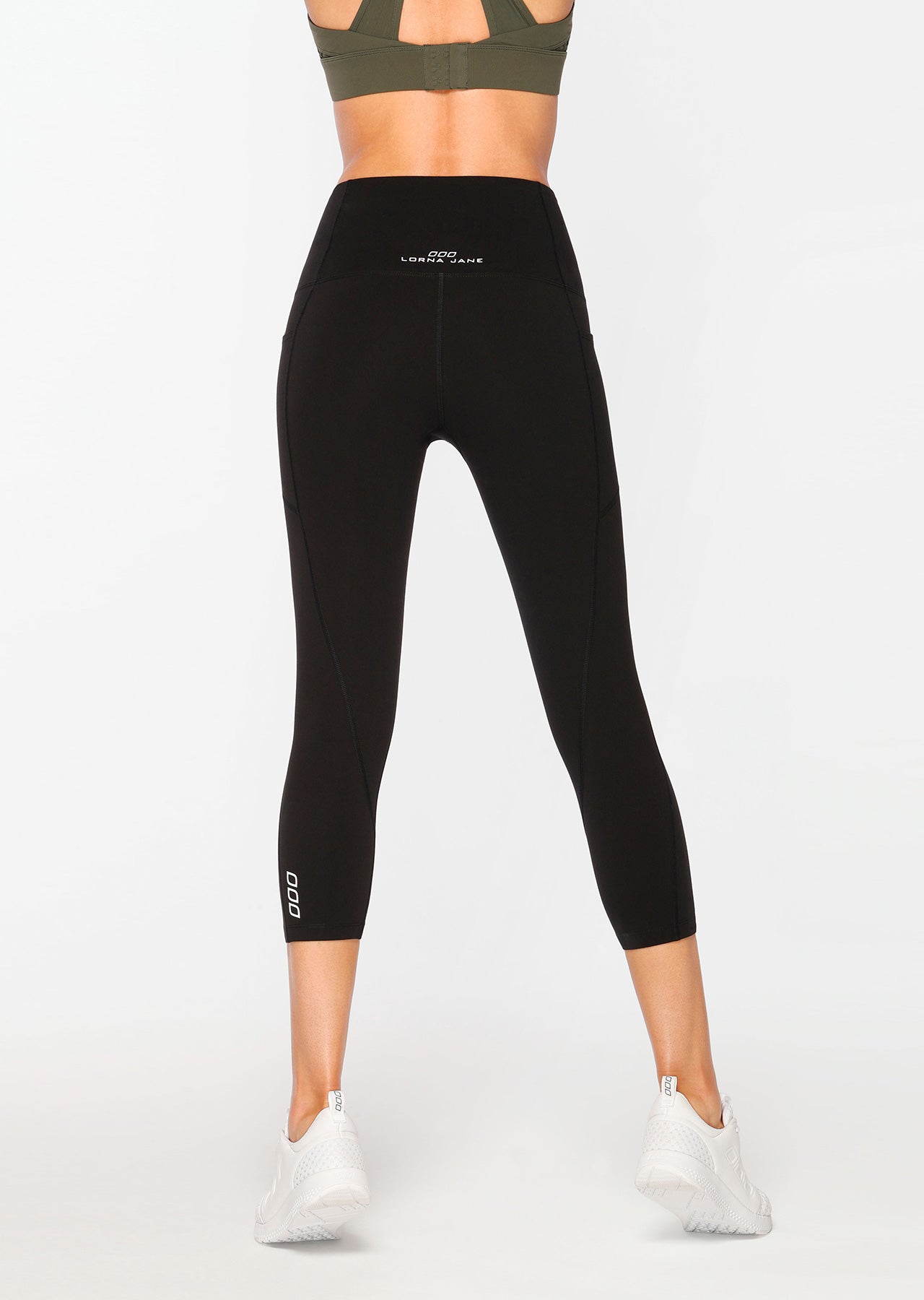 Lorna Jane Everyday Phone Pocket 7/8 Tight in Black