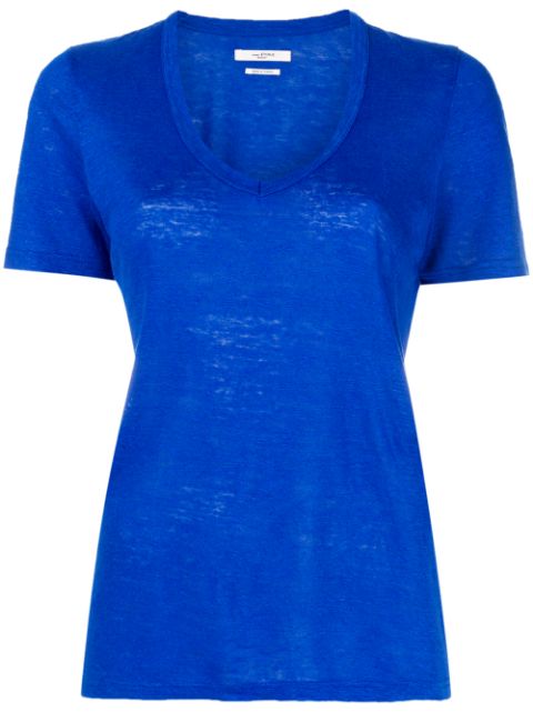 Isabel Marant Womens Kranger Tshirt in Blue