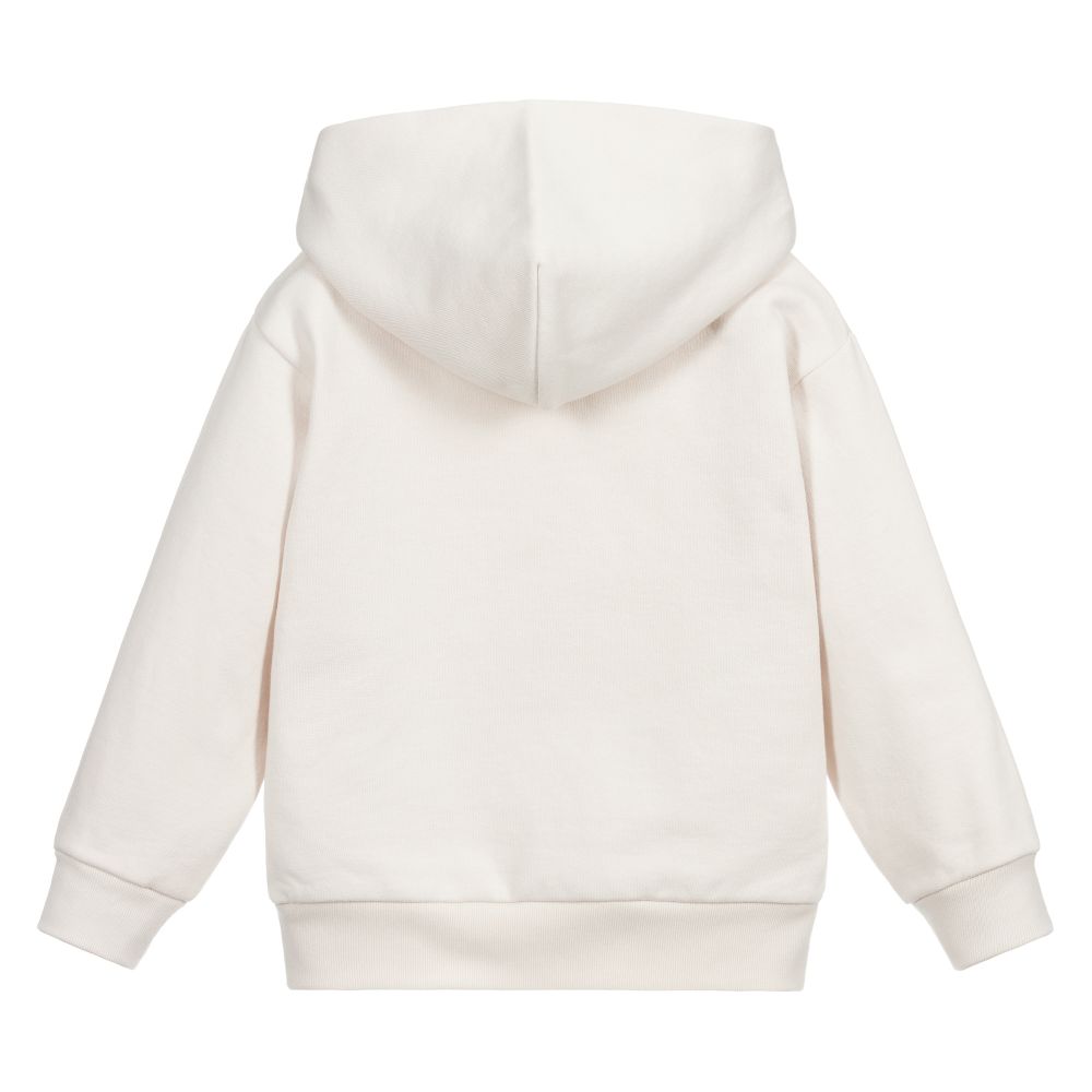 Balenciaga Kids Hoodie Classic in Chalky White/Blue