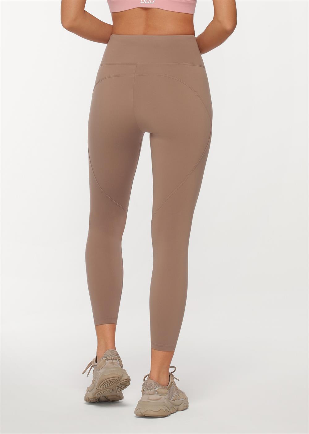 Lorna Jane New Amy Ankle Biter Leggings in Bone