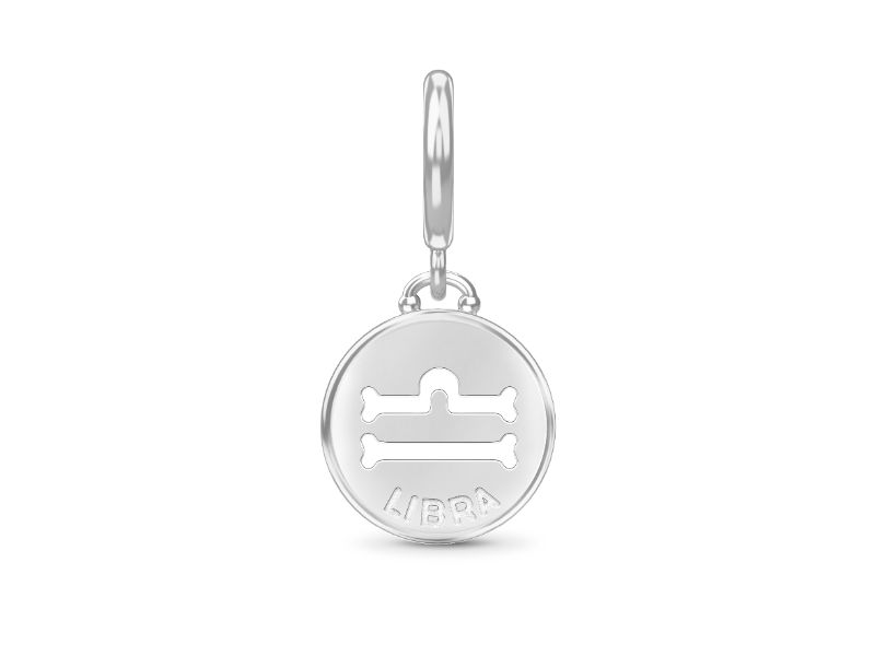 Endless Jewellery Libra Zodiac Coin Silver Charm