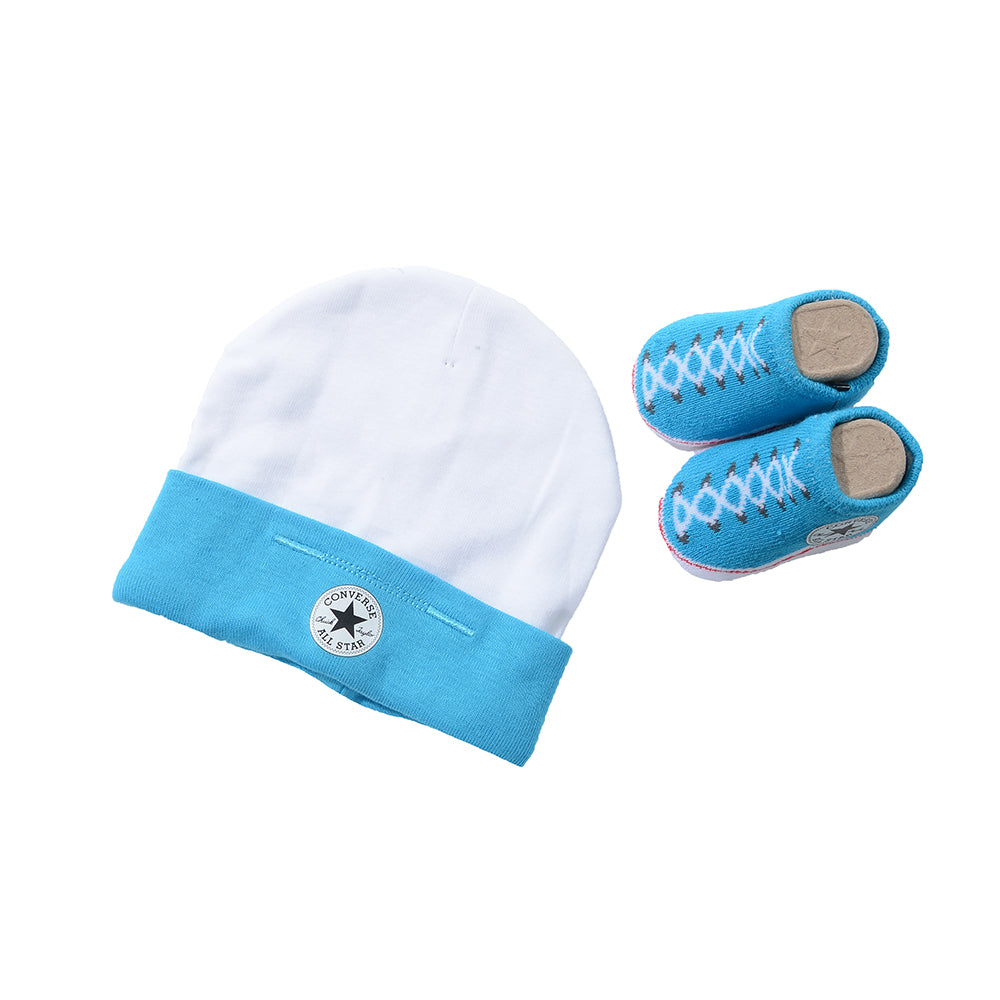 Converse Hat & Bootie in Blue