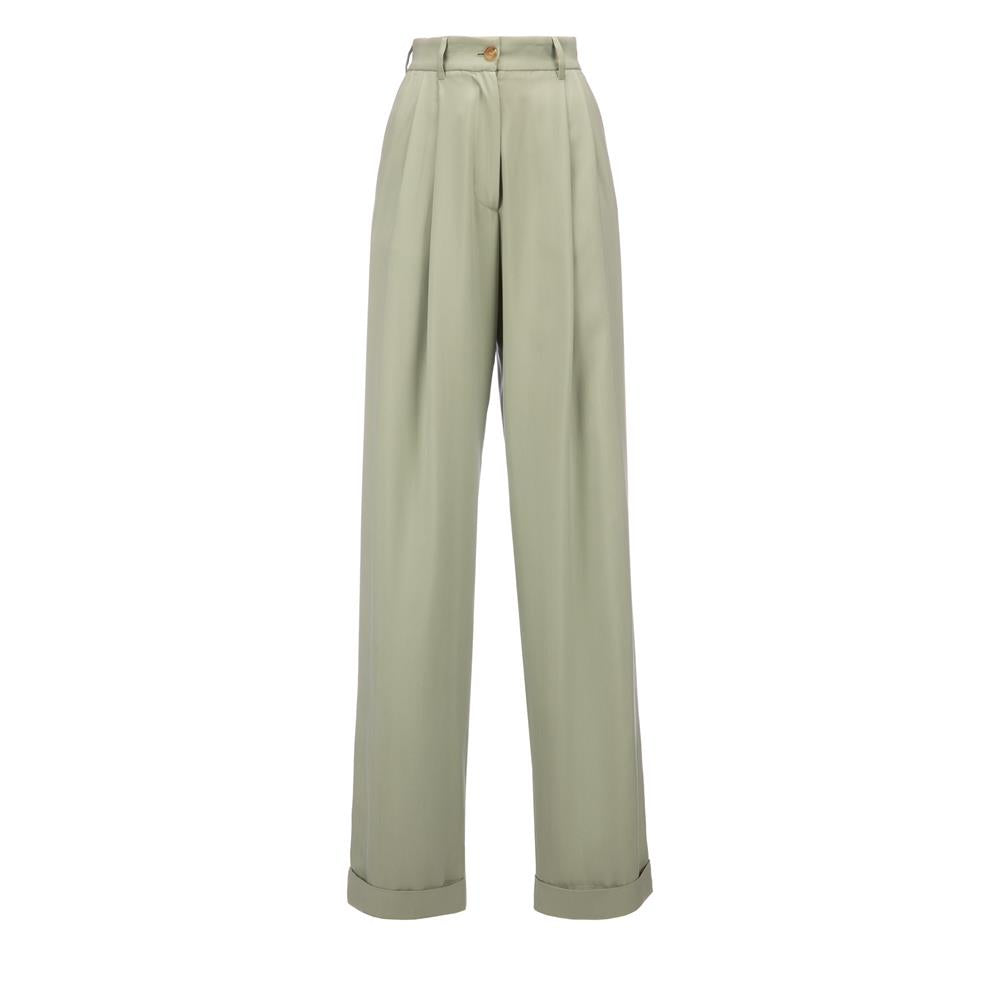 Bally Womens Ultra Flare Trousers in Mint Green