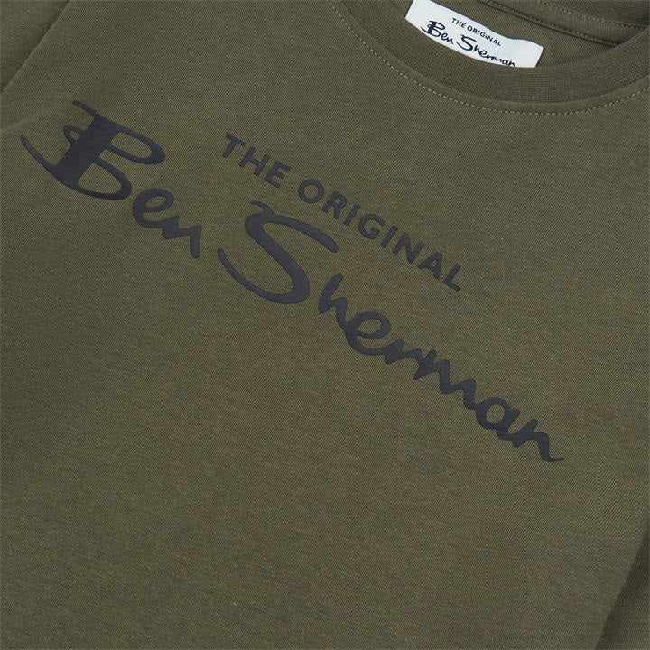 Ben Sherman Boys The Original BB Crew in Grape Leaf