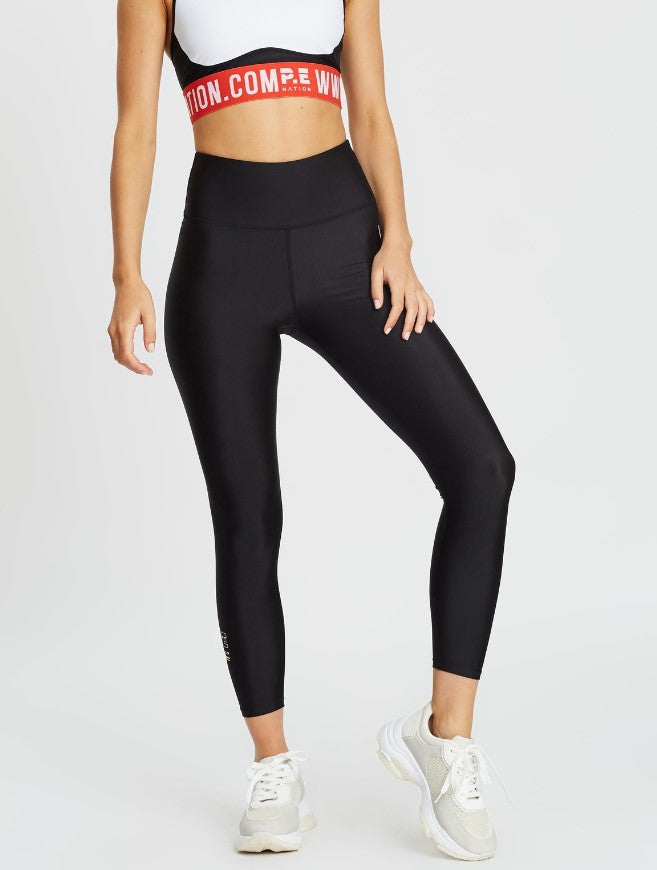 Womens Champion Training Leggings With Logo In Black – Sale Lab UK