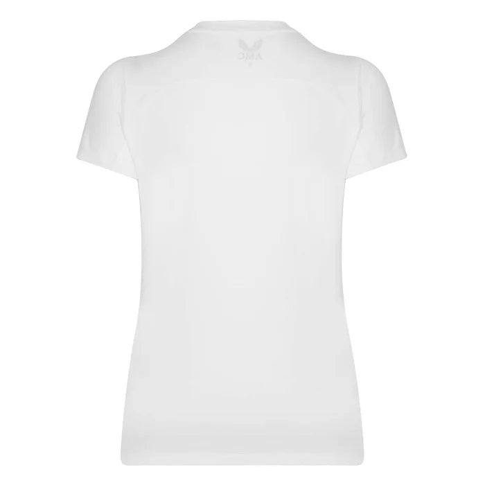 Castore Womens Short Sleeve Training T-Shirt In White/Navy