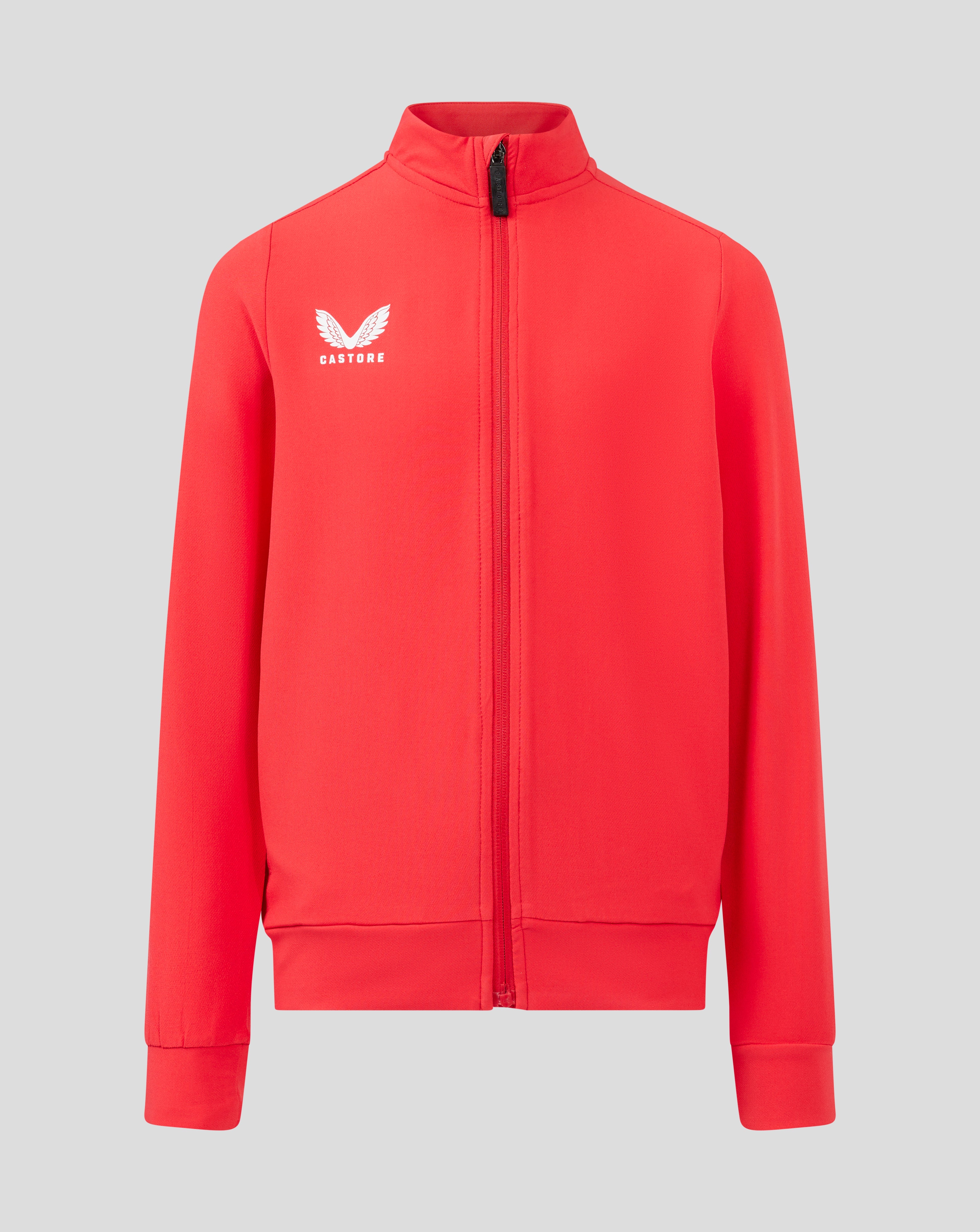 Junior Castore Track Jacket in Red