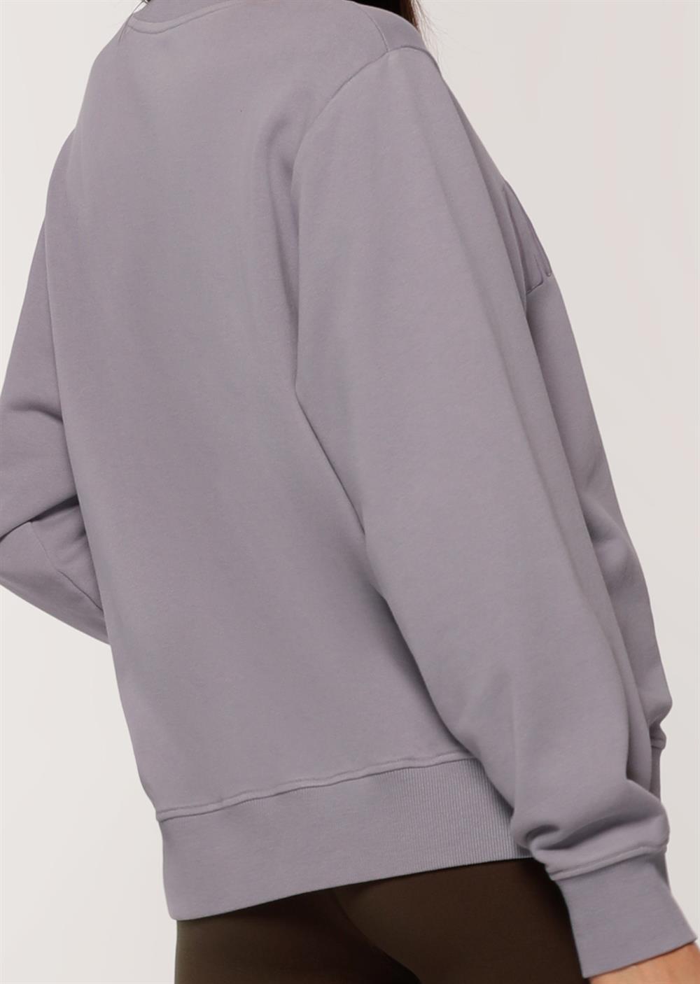 Lorna Jane LJ Retro Iconic Sweat in Soft Mauve