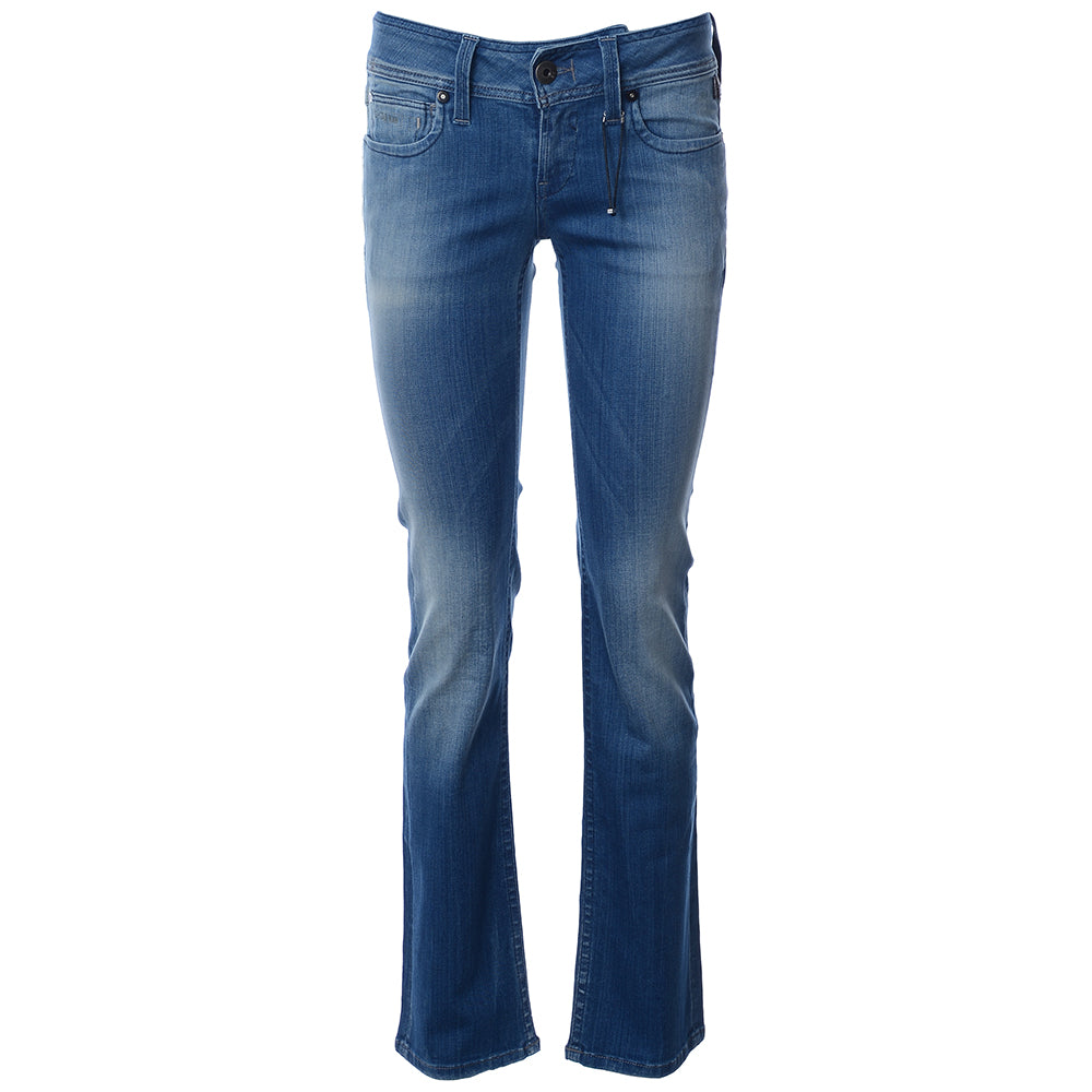 G Star Womens Ford Straight Jeans in Blue