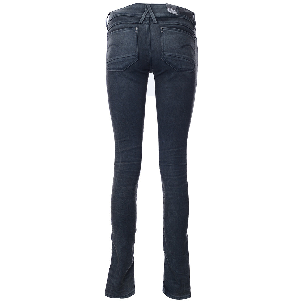 G Star Womens Lynn 3D Dark Aged Cobler Jeans in Black