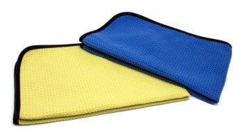 [Korean Waffle] Ultra Soft Microfiber Waffle Weave Drying & Glass Towel (16  in. x 24 in., 460 gsm) 3 pack